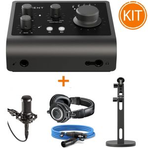 Pachet Pro Studio cu Audient iD4MKII + Audio-Technica AT2035 + ATH-M50x + Rode DS2 + Rode XLR3M-B