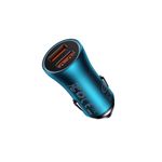 BaseusGoldenContactorMaxDualIncarcatorAutoFastChargeUU60WAlbastru