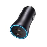 BaseusIncarcatorAutoGoldenContactorProDualFastChargeCC40WGri