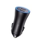 BaseusIncarcatorAutoGoldenContactorProDualFastChargeCC40WGri