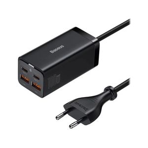 Baseus GaN3 Pro Incarcator Retea Fast Charge 2USB+2USB-C 100W  Negru