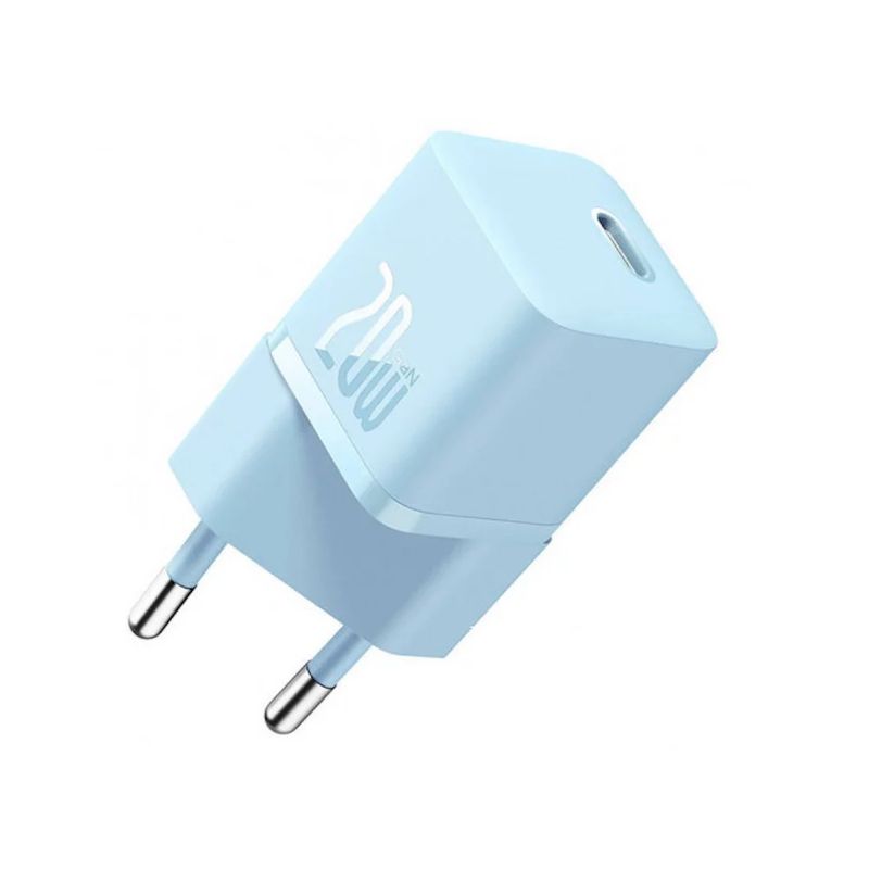 Baseus-GaN5-Mini-Incarcator-Retea-Fast-Charge-USB-C-20W-Albastru