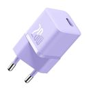 Baseus GaN5 Mini Incarcator Retea Fast Charge USB-C 20W Mov