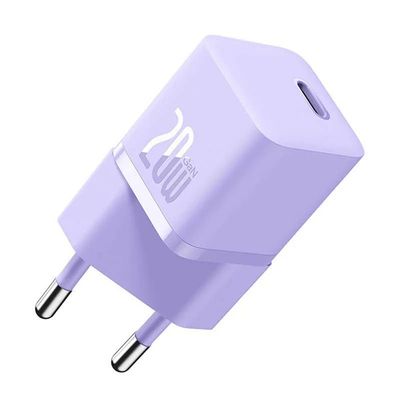 Baseus GaN5 Mini Incarcator Retea Fast Charge USB-C 20W Mov