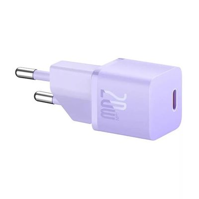 Baseus GaN5 Mini Incarcator Retea Fast Charge USB-C 20W Mov