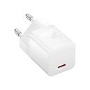 Baseus GaN5 Mini Incarcator Retea Fast Charge USB-C 30W Alb