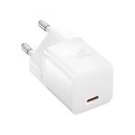 BaseusGaN5MiniIncarcatorReteaFastChargeUSBC30WAlb