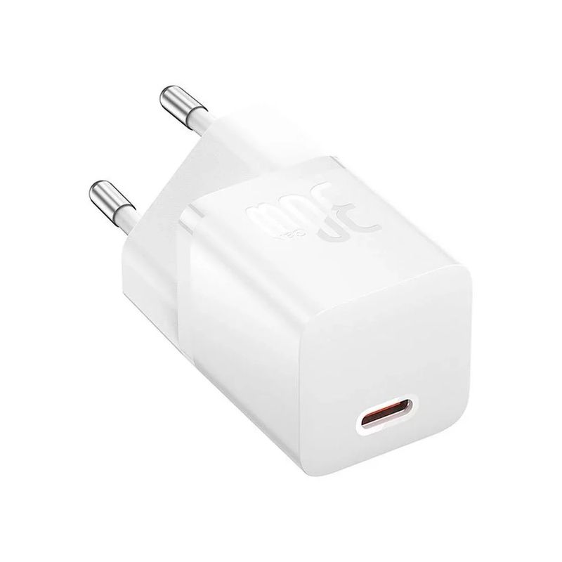 Baseus-GaN5-Mini-Incarcator-Retea-Fast-Charge-USB-C-30W-Alb
