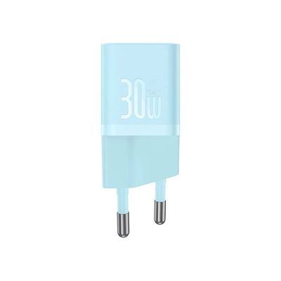 Baseus GaN5 Mini Incarcator Retea Fast Charge USB-C 30W Albastru