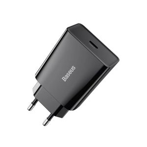 Baseus Speed Mini Incarcator Retea  QC USB-C 20W Negru