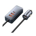 BaseusShareTogetherIncarcatorAutoPPSMultiPortFastCharge120W3U1CGri