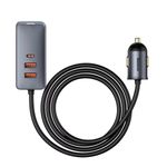 BaseusShareTogetherIncarcatorAutoPPSMultiPortFastCharge120W3U1CGri