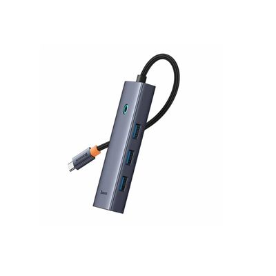 Baseus UltraJoy Series Hub 4-Porturi USB-C USB Gri