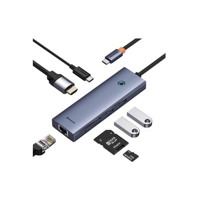 Baseus UltraJoy Series Hub 7 Porturi USB-C Gri