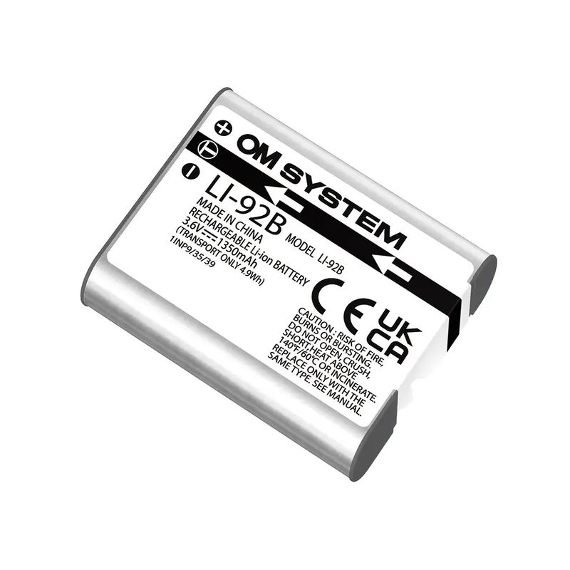 OM-System-LI-92B-Acumulator-Li-Ion-1350-mAh-pentru-TG-7---TG-6--TG-Tracker---DS-9500---OM