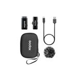 Godox-WES1-KIT1-Sistem-Wireless-Microfon-Single-2.4-Ghz-iOS