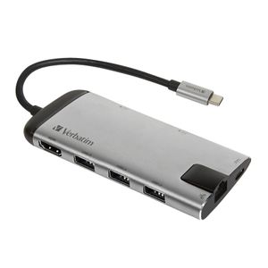 Verbatim Multiport Hub USB-C 4K HDMI USB 3.0 Card Reader