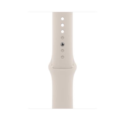 Resigilat: Apple Sport Band 45mm Starlight M/L Bratara pentru Apple Watch - RS125075740-1