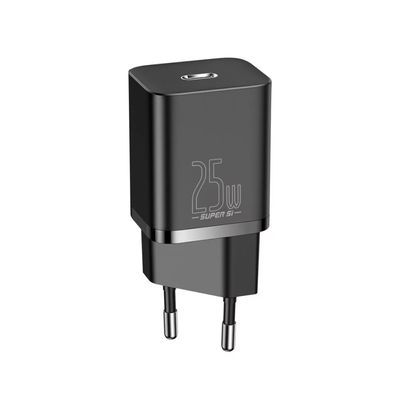 Baseus Incarcator Retea  Super Si QC 1C 25W Negru
