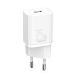 BaseusIncarcatorReteaSuperSiQC1C25WAlbCabluUSBC1m