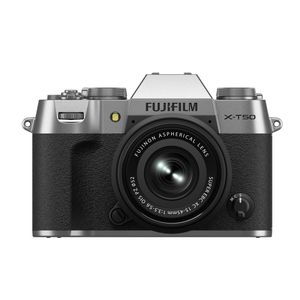 Fujifilm X-T50 Aparat Foto Mirrorless Kit cu Obiectiv XC 15-45mm f/3.5-5.6 Argintiu