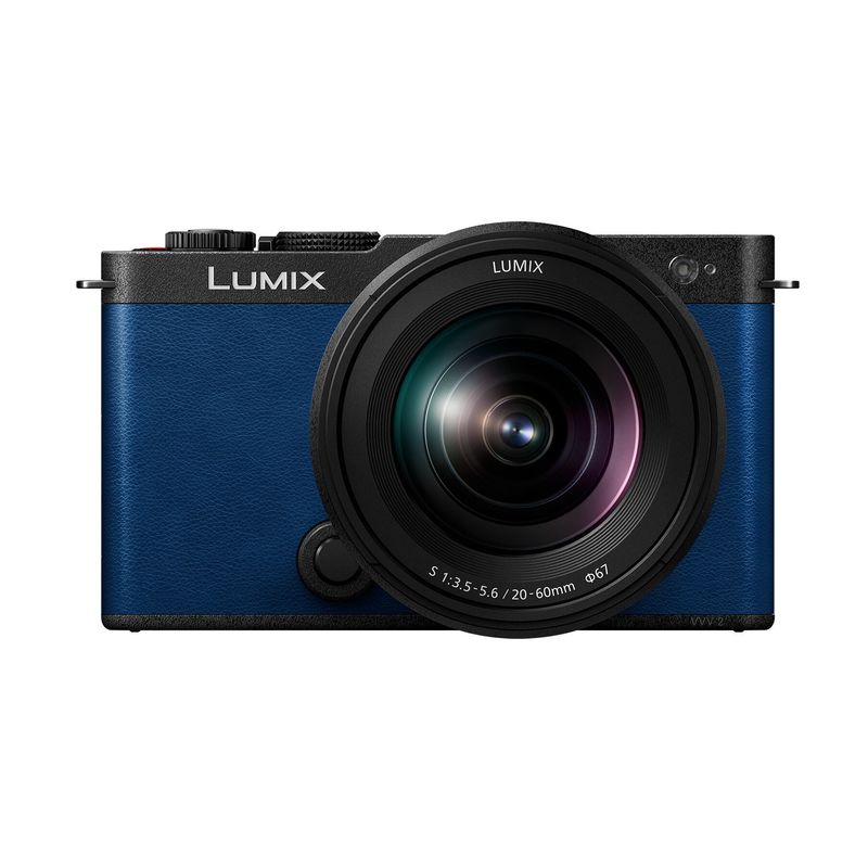 PanasonicLumixS9AparatFotoMirrorlessFullFrame24MP6KAlbastruKitcuObiectiv2060mm