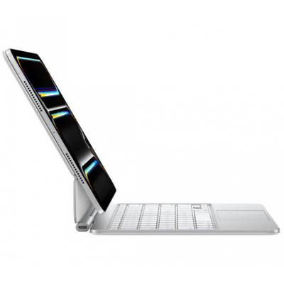 Tastatura Apple Magic pentru iPad Pro de 11inch (M4) Romana Alb