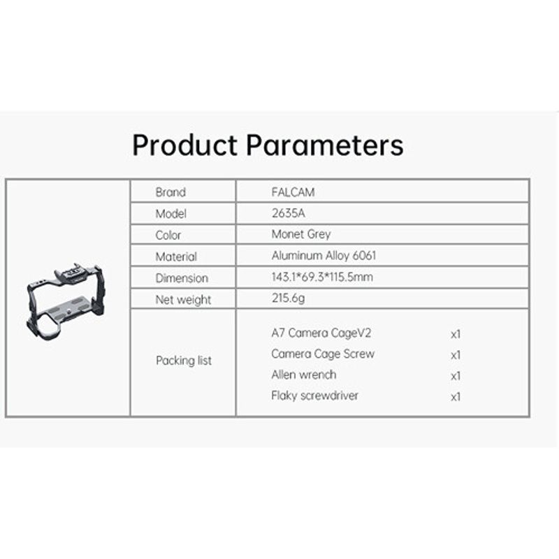 Falcam_F22_-_F38_-_F50_Quick_Release_Camera_Cage_V2_pentru_Sony_A7III_A7SIII_A7RIV_6