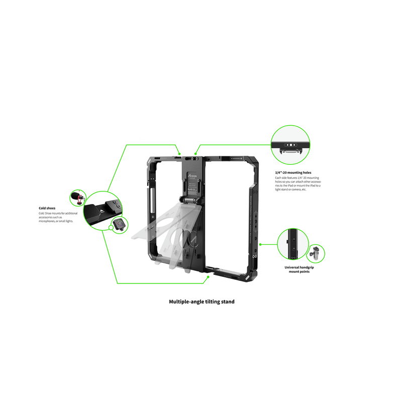 AccsoonCageCEPC03iPadPowerCageIIAlimentareNPFGen510AirPro9711