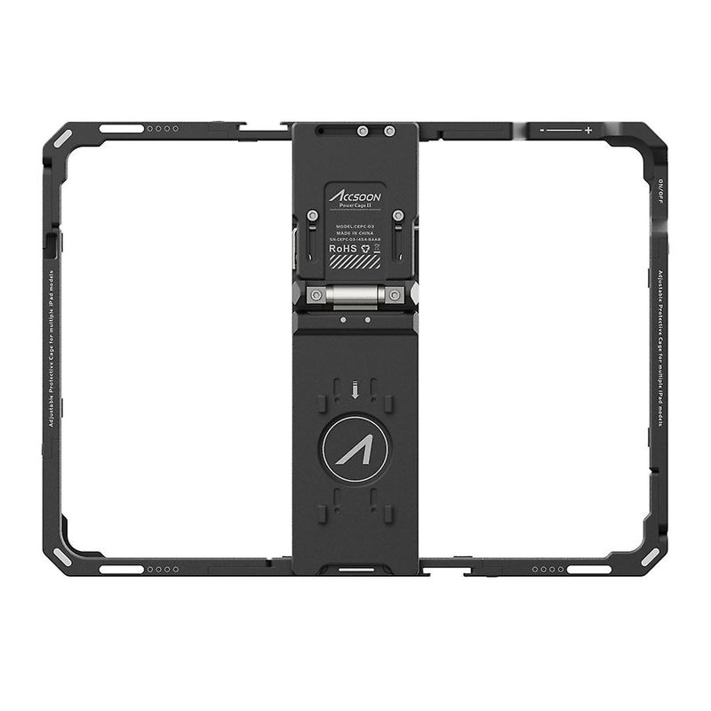 Accsoon-Cage-CEPC-04-iPad-PowerCage-Pro-II-Alimentare-NP-F.Gen-PRO-3-6-12.9-