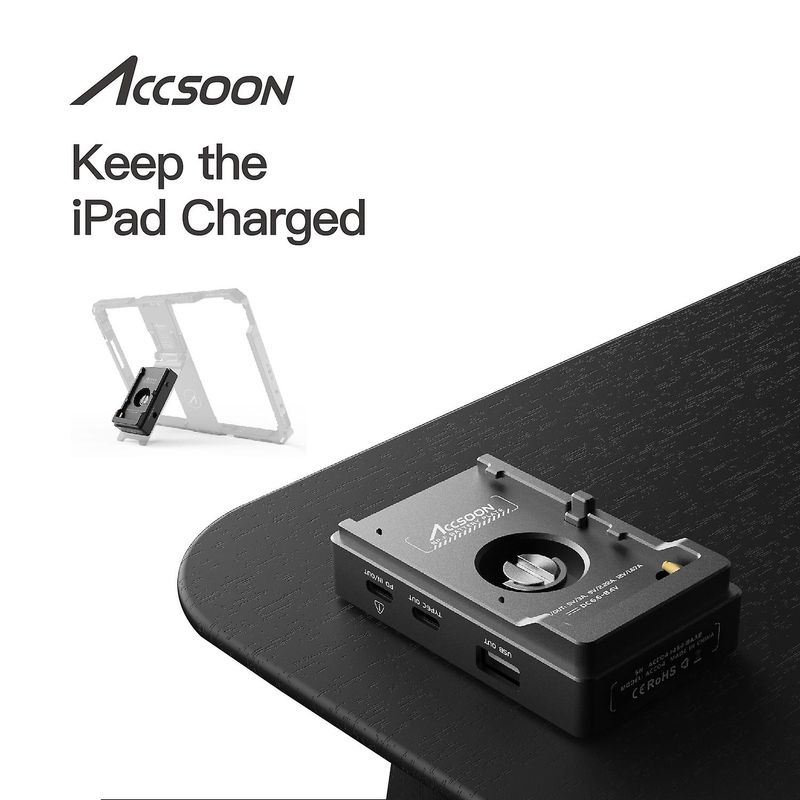 Accsoon-Cage-CEPC-04-iPad-PowerCage-Pro-II-Alimentare-NP-F.Gen-PRO-3-6-12.9-