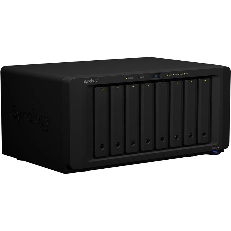 Synology-DiskStation-DS1821--NAS-AMD-Ryzen-V1500B-2.2GHz-8-Bay-4GB-DDR4
