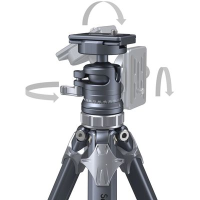 SmallRig 4222 Trepied de Calatorie AP-02 159cm 10kg