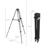 SmallRig4164AD80PicioareTrepiedVideo1795cm15kg