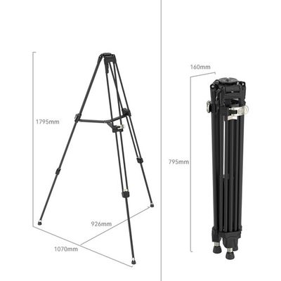 SmallRig 4164 AD-80 Picioare Trepied Video 179.5cm 15kg