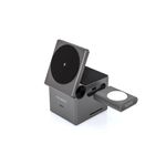 Choetech-Incarcator-Wireless-Magnetic-4in1-15W-Negru