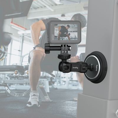 SmallRig 4466 Ventuza Magnetica cu Brat Articulat si Suport Camera Actiune