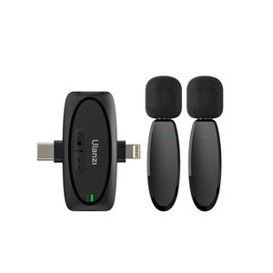 Ulanzi V6 3-in-1 Plug&Play Sistem Wireless cu Microfon Lavaliera pentru iPhone/Android/Tableta/Camera