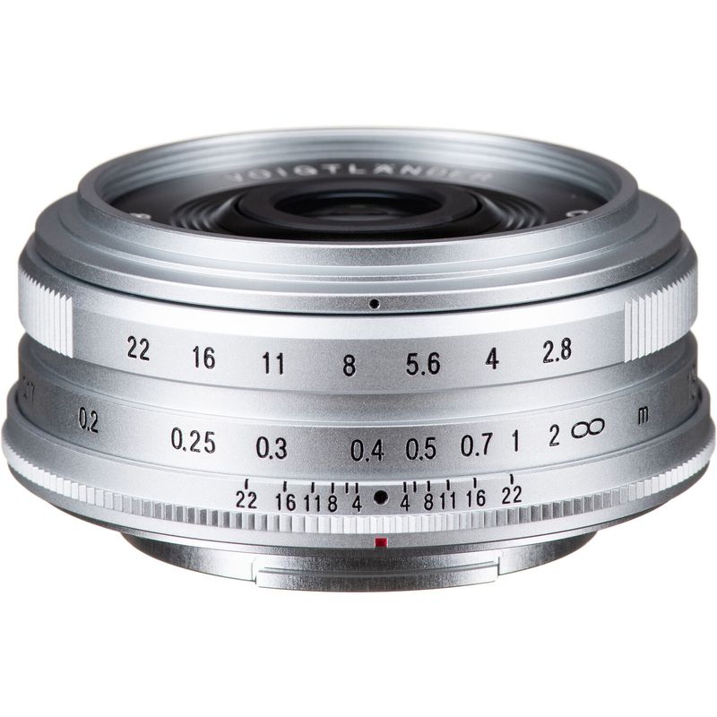Voigtlander18mmColorSkoparObiectivFotoMirrorlessF28MonturaFujiFilmXArgintiu