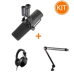 Pachet Podcast cu Shure SM7B + Brat Rode PSA1 + Casti Rode NTH-100