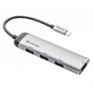 Verbatim Multiport Hub USB-C Cablu 15cm 4 x USB A 3.2 Gen 1