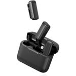 UlanziJ12SistemWirelesscuMicrofonLavalieraiOS2TX1RX2885Negru