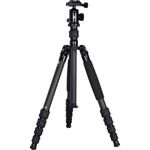 SiruiT1205E10KitTravelerTrepieddinfibradeCarboncuCapBila
