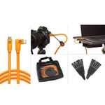 TetherToolsKitCabluUSBClaUSBC46mPortocaliuMufaDreaptaUnghicuAccesorii