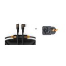 Tether Tools TetherGuard Kit Cablu USB-C la USB-C 9.4m Negru Mufa Dreapta-Unghi si Placa Trepied cu Protectie Cablu
