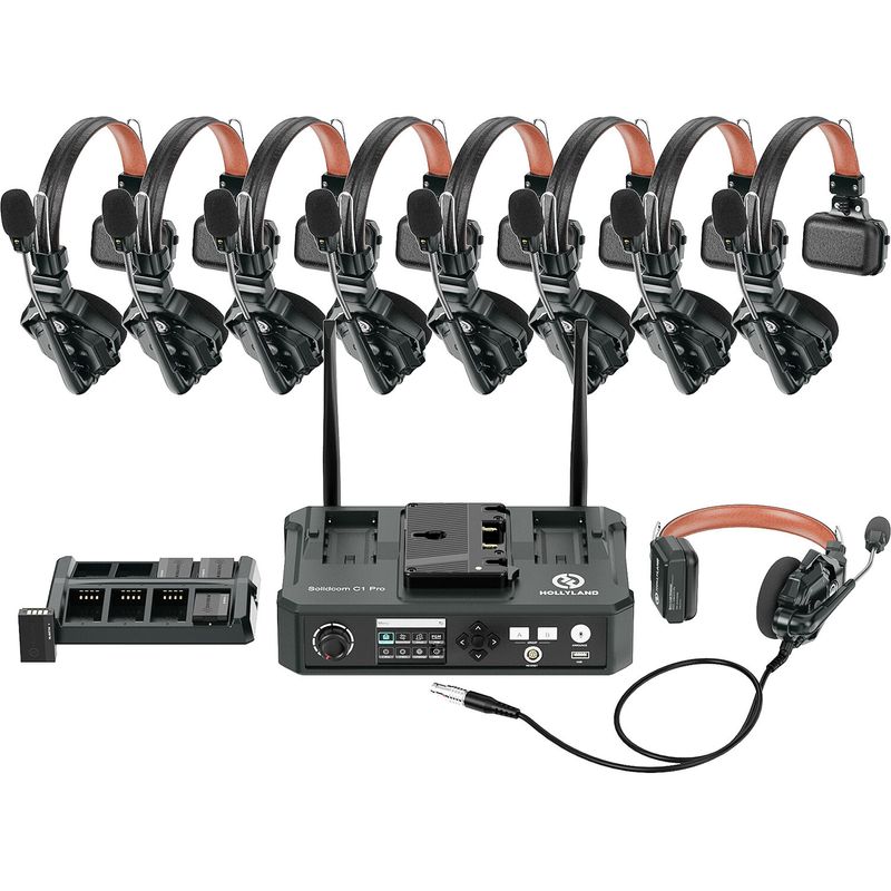 Hollyland-Solidcom-C1-Pro-Hub---8S-Sistem-Intercom-cu-HUB-si-9-Casti