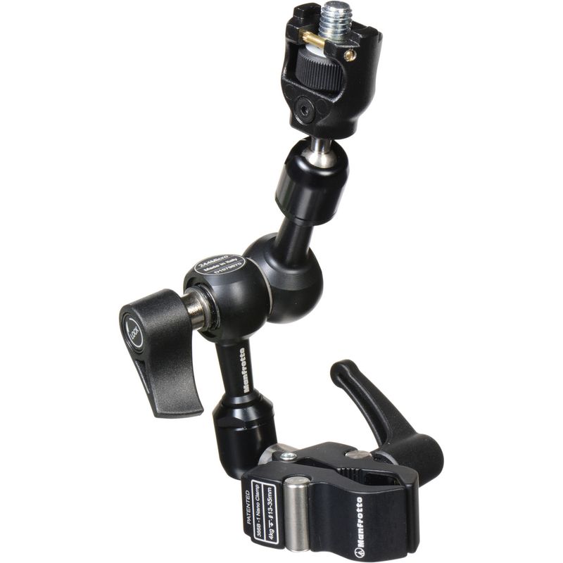 Manfrotto244MICROBratArticulatcuAntiRotatiesiNanoClamp