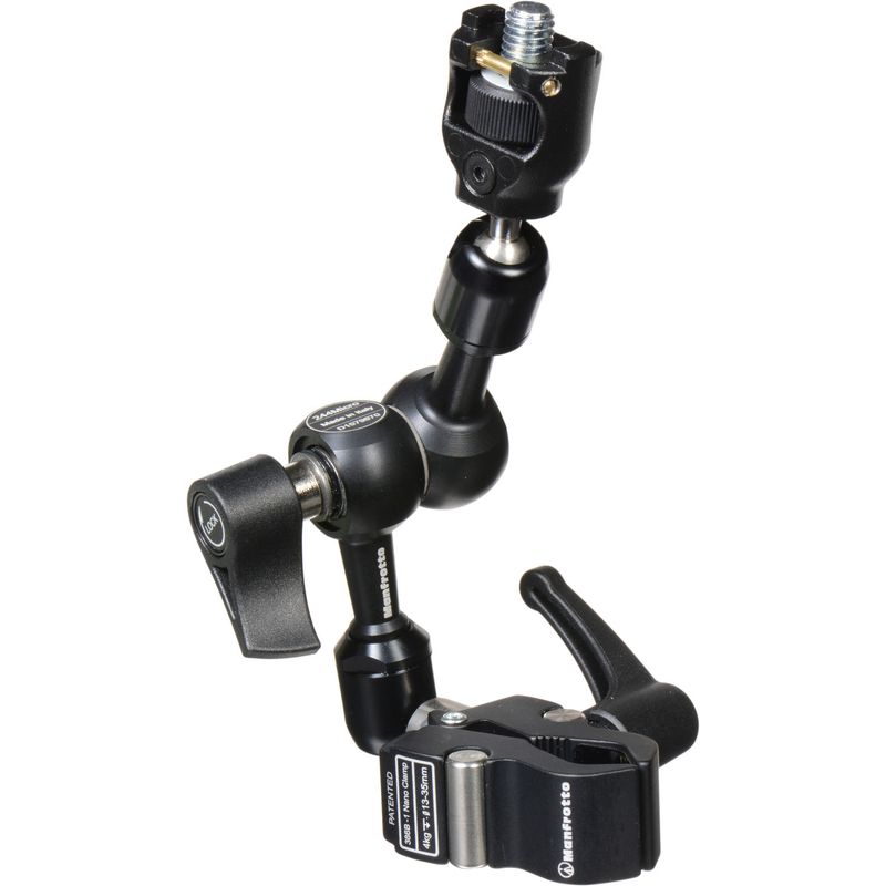 Manfrotto-244MICRO-Brat-Articulat-cu-Anti-Rotatie-si-Nano-Clamp