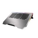 Tellur Cooler Laptop Shade 17" 3 Ventilatoare RGB LED USB USB-C Aluminiu Gri