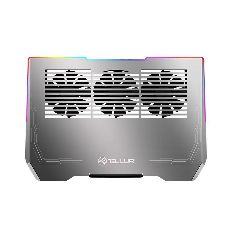 Tellur-Cooler-Laptop-Shade-17-3-Ventilatoare-RGB-LED-USB-USB-C-Aluminiu-Gri.2